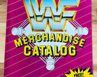 WWF 1989 Fall Winter Merchandise Catalog Hulk Hogan Wrestling WWE