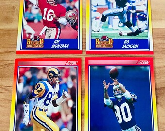 rare score football cards Rare 1990 HERSCHEL WALKER Signed Score Football Card-MINNESOTA VIKINGS-PSA