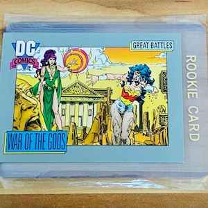 1991 DC Comics Impel Cards  #167 Wonder Women War of the Gods Great Battles Mint