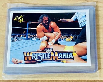 Hulk Hogan vs Macho Man Randy Savage 1990 Classic WWF #101 – WrestleMania V - NM