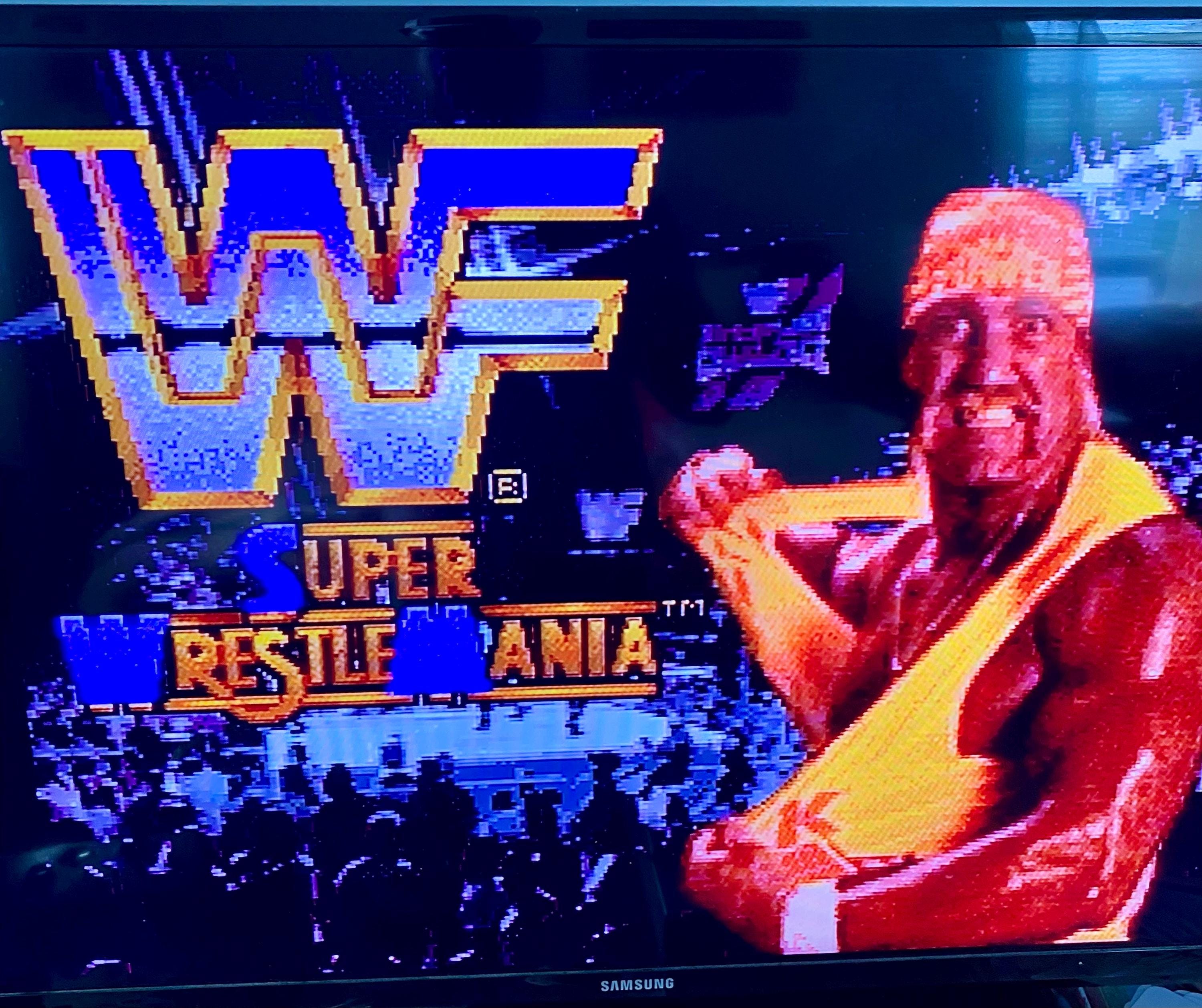WWF Super Wrestlemania (super Nintendo SNES, 1992) Complete WWF Super Wrestlemania (super Nintendo SNES, 1992) Complete