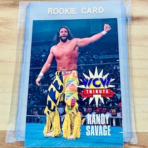 Macho Man Randy Savage 1995 WCW Main Event #73 Tribute Card WWE Collector’s Gem