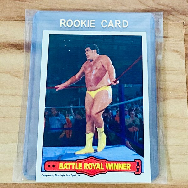 Andre The Giant Rookie 1985 O-Pee-Chee WWF Wrestling Card #73 Very Rare *NM