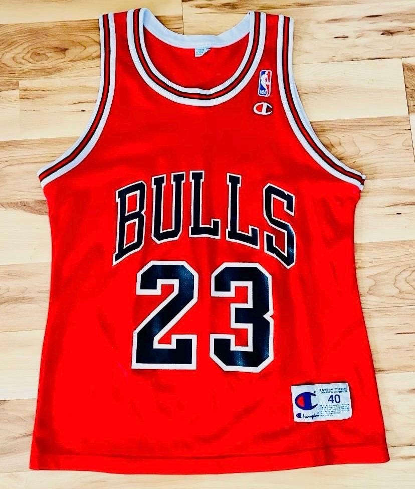 【当時物】NBA M.JORDAN champion製 レプリカジャージ Champion Michael Jordan NBA Fan Jerseys for sale | eBay