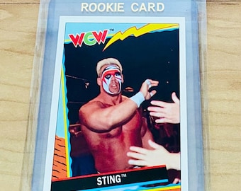 rare wcw cards 1991 WCW Pro Wrestling Sealed Trading Card Box 36 Packs Impel TvMovieCards.com