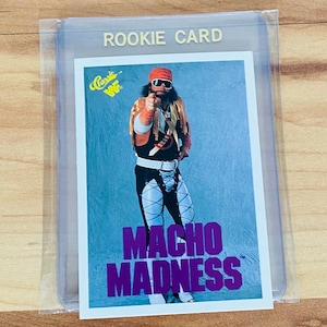 Macho Man Randy Savage 1990 Classic Wrestling Card #105 WWF WWE Mint