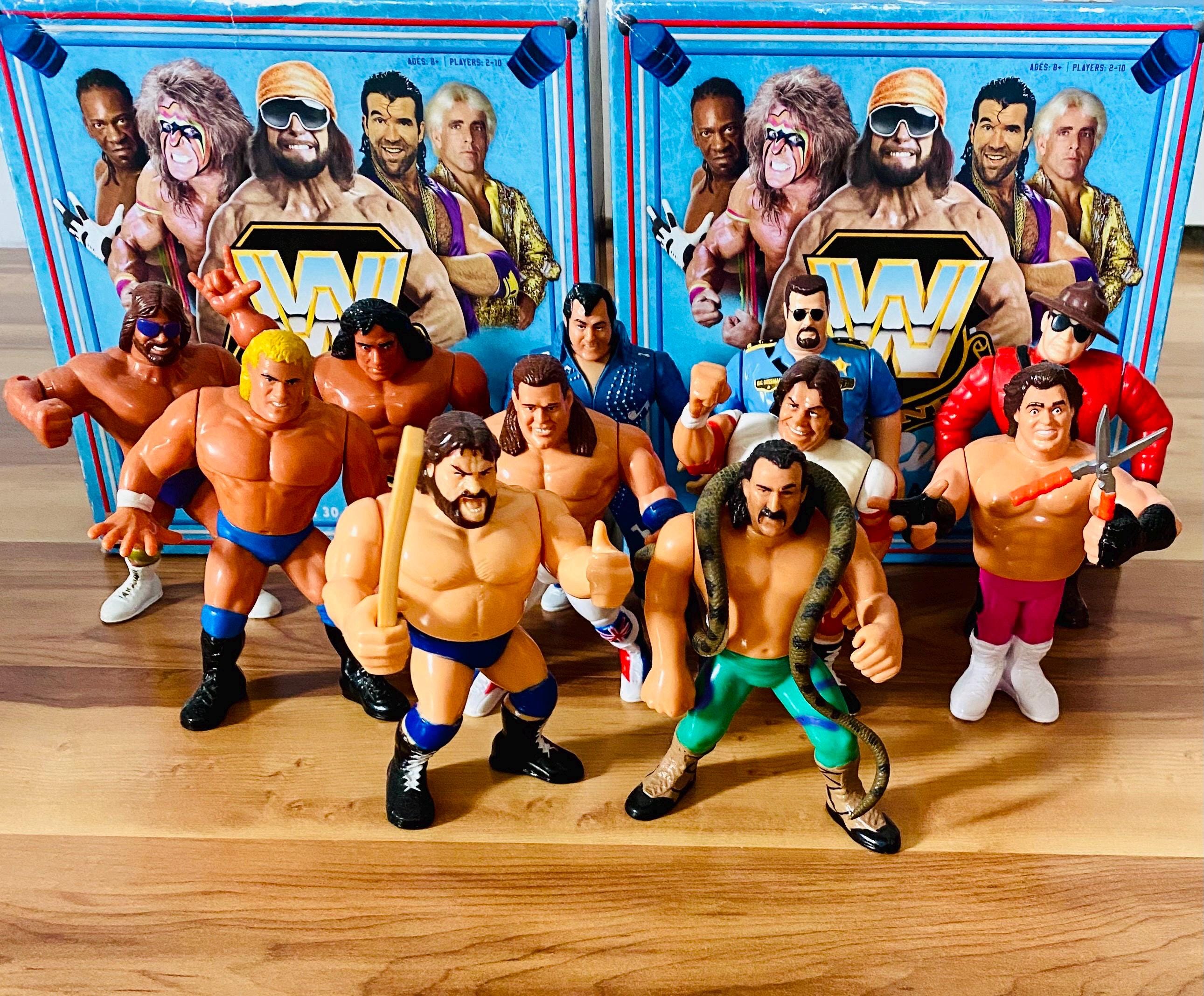 Wwf Hasbro Action Figures - Etsy
