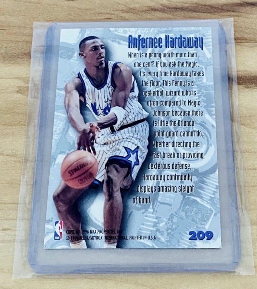 Anfernee Hardaway 1995-96 Fleer Metal #209 Nuts & Bolts – Orlando