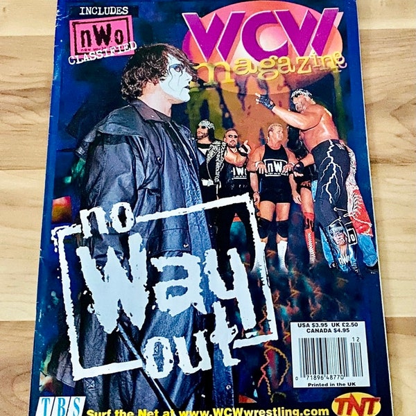 WCW Magazine/nWo Classified - Issue 34 - December 1997 W/ Ray Mysterio Poster