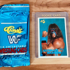 Ultimate Warrior Rookie 1990 Classic WWF #127 Wrestling Card WWE NEW Mint