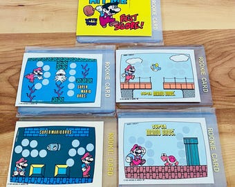 1989 NINTENDO Topps GAME PACKS Cards (28) - Scratch Offs +