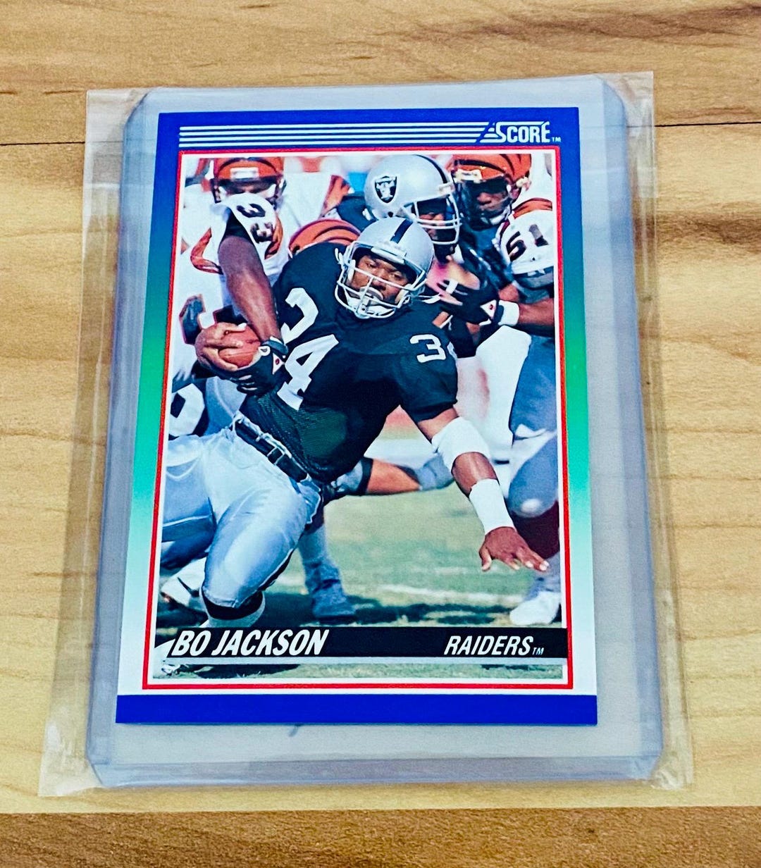1990 Score Bo Jackson Vintage Football Card #10 Los Angeles Raiders NFL ...