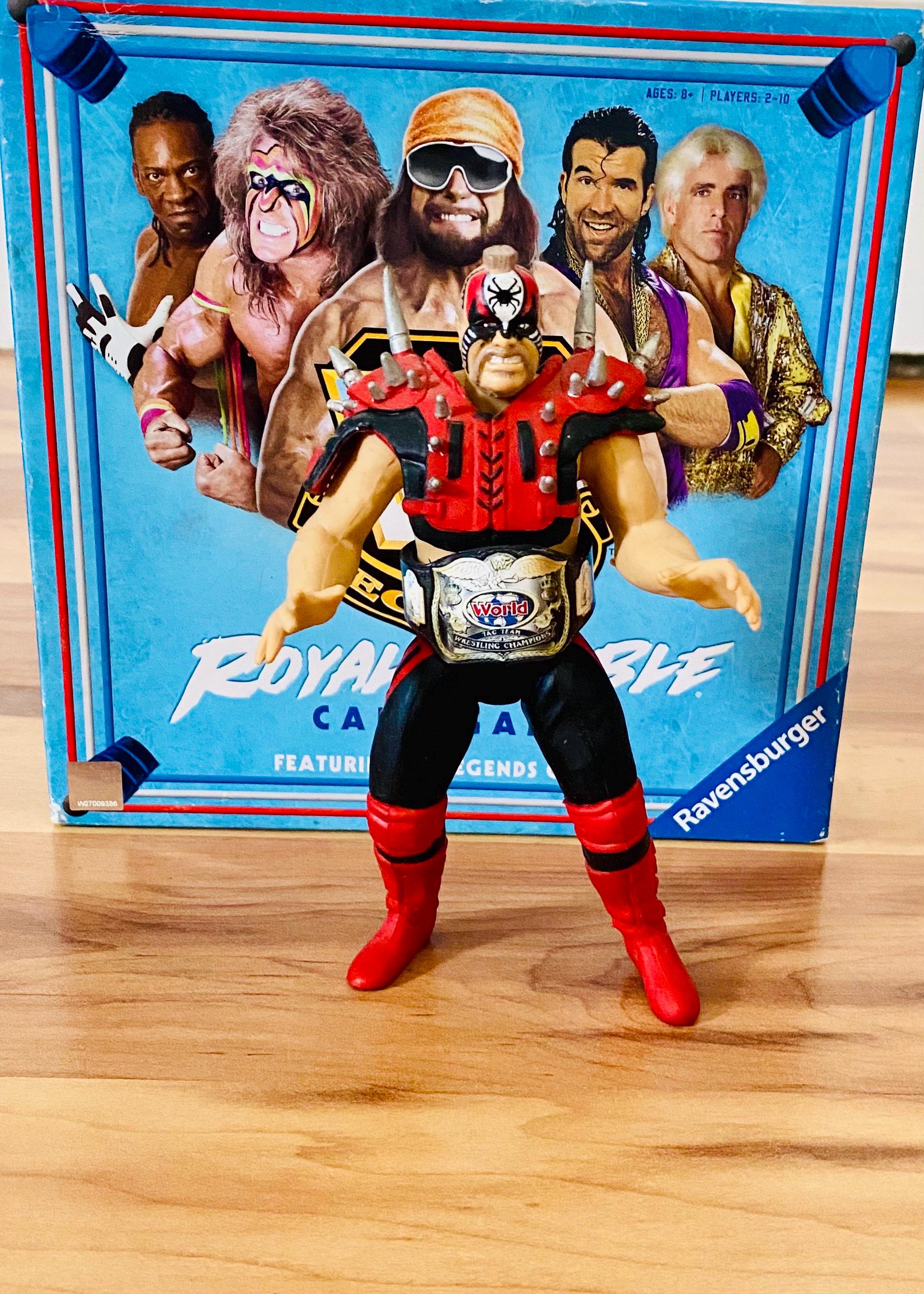 WWF Legion of Doom Animal With Spiked Pads & Belt Rare WWE Jakks