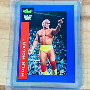 WWE Hulk Hogan 1991 Classic WWF Wrestling Card #69 Vintage Rare Mint