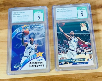 rare anfernee hardaway cards METAL CARD 1996 UPPER DECK "PENNY" ORLANDO MAGIC NBA #4 Anfernee Hardaway #382 Prices [Rookie]