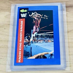 WWE Macho Man Randy Savage Vintage 1991 Classic WWF Card #118 WWE Near Mint