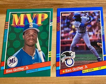 rare 1991 donruss baseball cards & Puzzle 1991 Donruss Ken Griffey Jr