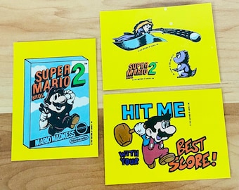 super mario card sleeves - Bowser 65 Sleeves Approximately 66mm x 91mm Acid Vintage 1989 Super Mario Bros.