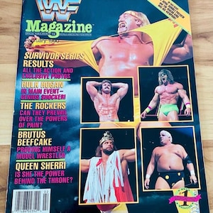 Hulk Hogan WWF Magazine February 1990 Wrestling Survivor Series Vintage WWE Rare