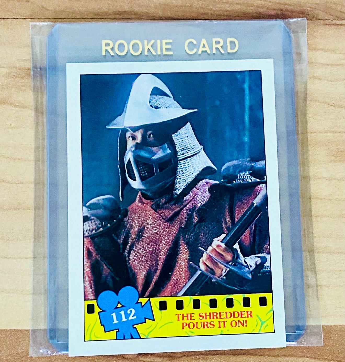 ☆サイン入り 90's リタ・アッカーマン ヴィンテージレアT 水色 SizeS Teenage Mutant Ninja Turtles 1990 TOPPS Rare Shredder Rookie Movie
