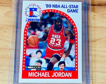 Vintage Michael Jordan 1989 NBA All-star Trading Card #21 - Etsy