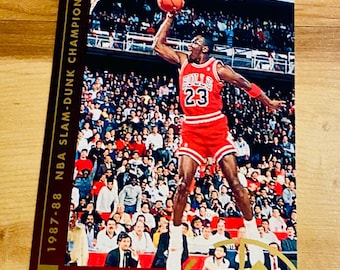 Michael Jordan 96 Upper Deck Slam Dunk Series 4/40 - Etsy