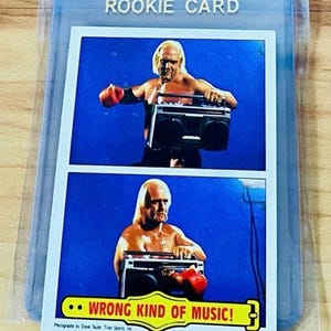 Vintage HULK Hogan Rookie 1985 Topps WWF Wrestling Card #56 WWE Rare