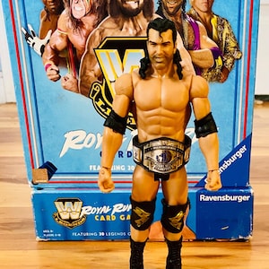 WWE Razor Ramon Wrestlemania Wrestling Action Figure w/ Belt Rare WWF