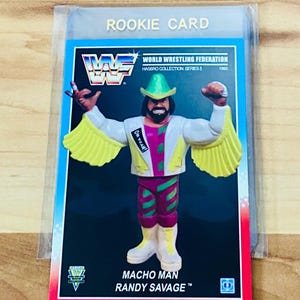 Macho Man Randy Savage WWF Hasbro Collectors Cards Series 5 WWE Rare Mint