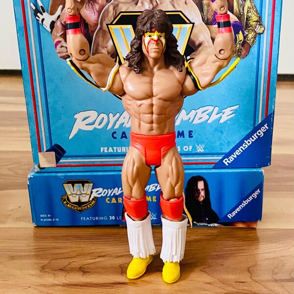 WWE Ultimate Warrior Elite Mattel Figure WWF Wrestling Mint