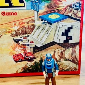 M.A.S.K. Kenner Alex Sector Vintage Figure with Jackrabbit Mask – Rare 1980s