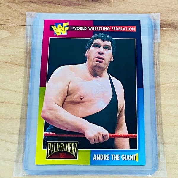 Andre The Giant Hall Of Fame 1995 Wrestling Magazine Card #5 WWE *NM