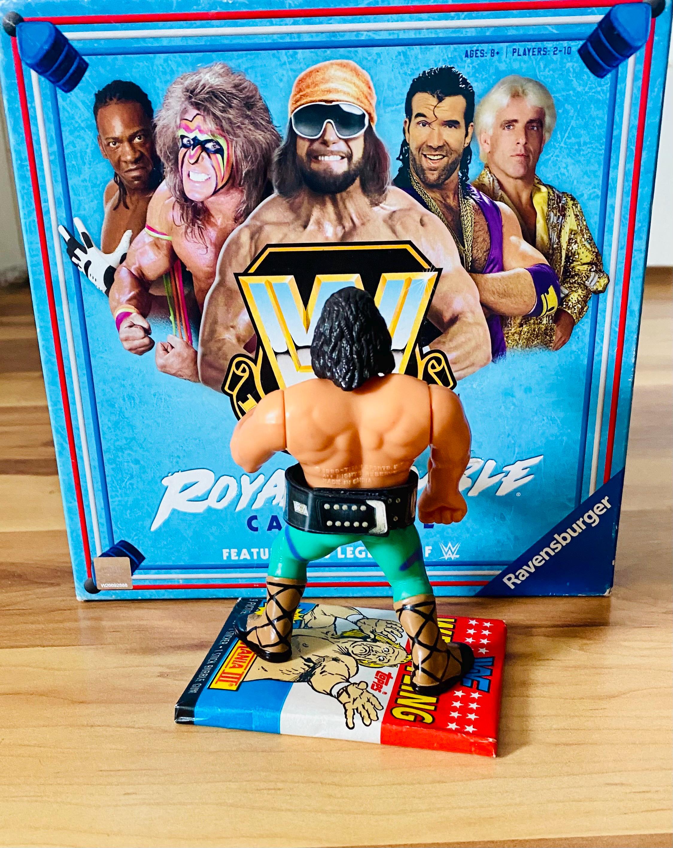 WWF Hasbro Jake the Snake Roberts Figure + Intercontinental