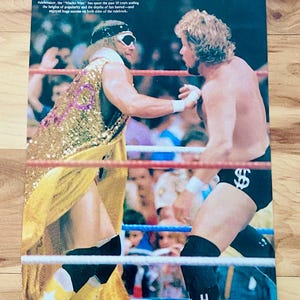Macho Man Randy Savage Rare Title Defense 8x10 Picture Photo Print WWE Vintage wrestling