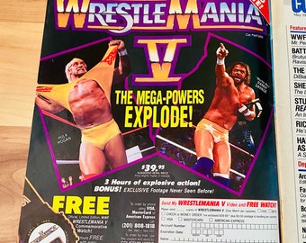 WWF Magazine May 1989 The Million Dollar Man Ted DiBiase Iconic Cover WWE