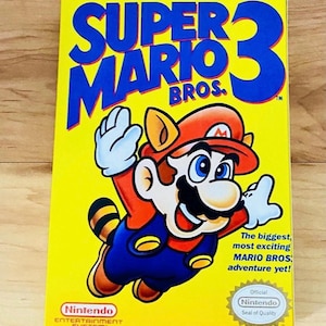 Super Mario Bros. 3 Replacement Box – Nintendo NES Box Only – High-Quality