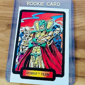 1987 Cobra Team GI Joe Comic Images Card #37 Vintage Rare NM Bild 1
