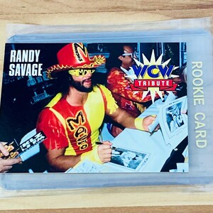 Ultra RARE 1995 WCW Main Event #75 Macho Man Randy Savage - WWE Tribute