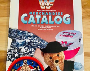 WWF 1993 Fall Wrestling Merchandise Catalog Hulk Hogan Bret Hart Rare WWE
