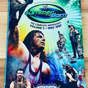 SummerSlam Anthology Vol. 2 Rare 1993-1997 DVD 5-Disc Set Complete WWE Rare Bret Hart Shawn Michaels Razor Ramon Disel