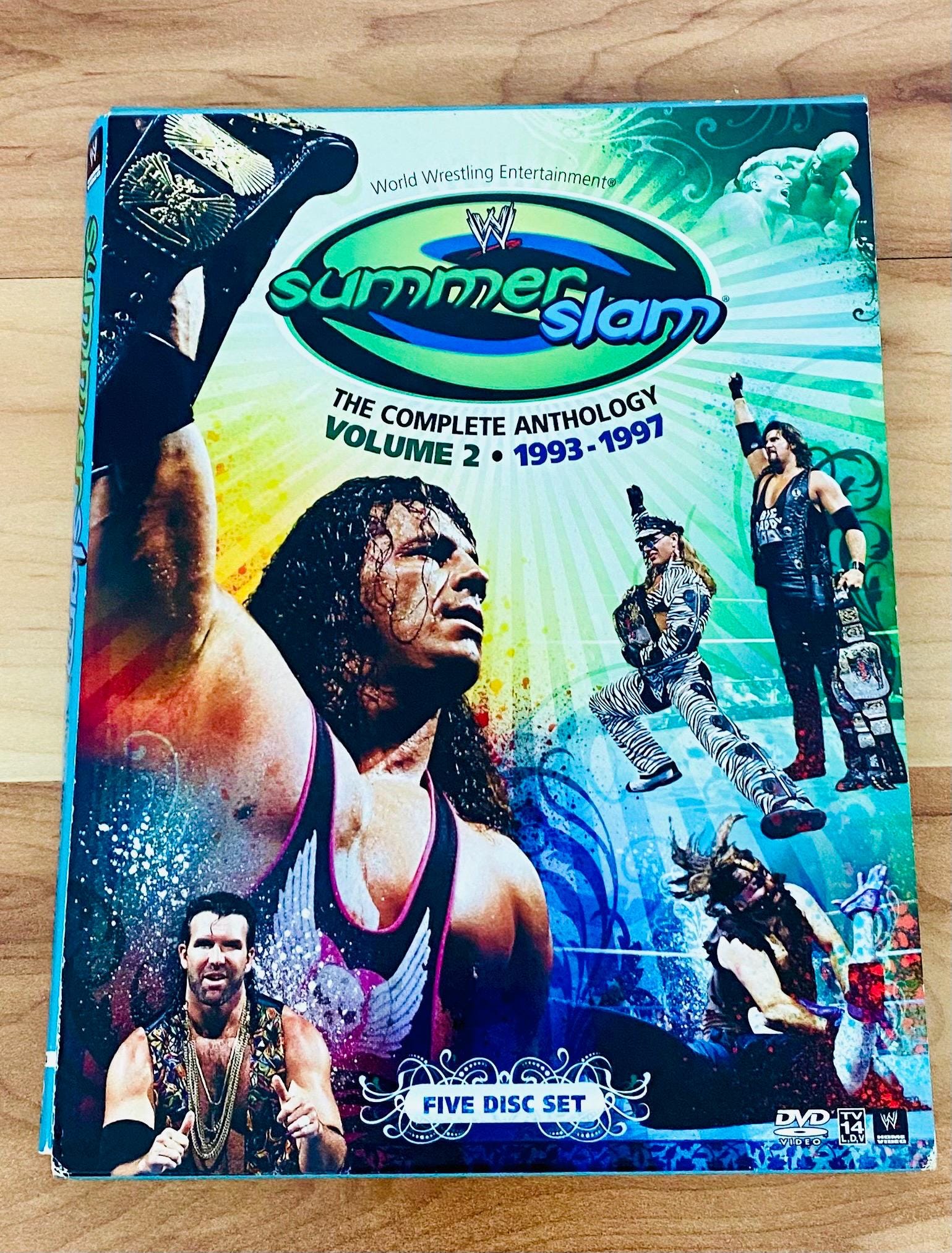 Summerslam Anthology Vol. 2 Rare 1993-1997 DVD 5-disc Set Complete