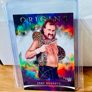 Jake the Snake Roberts Origins 2022 Panini Chronicles WWE Premium #136 WWF Wrestling Card Rare