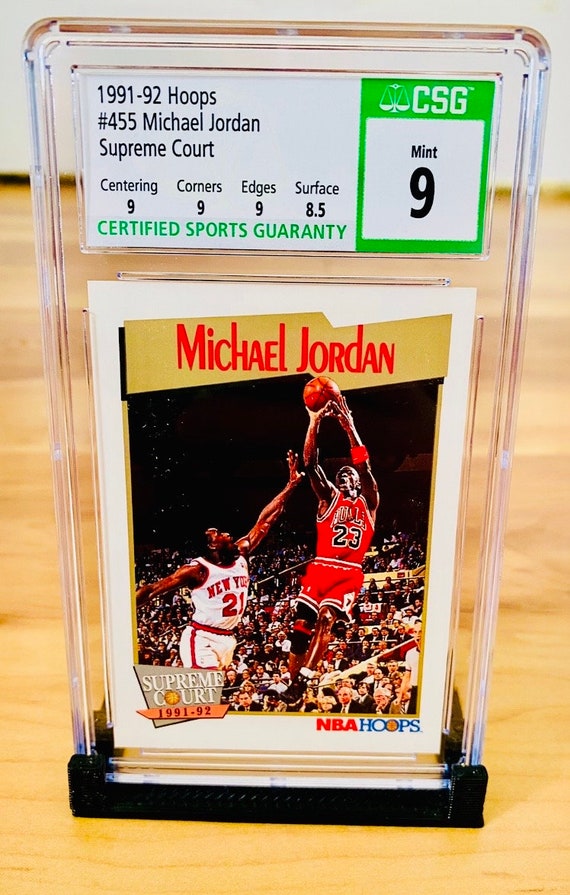Michael Jordan Supreme Court 1991-92 Hoops Basketball Card #455