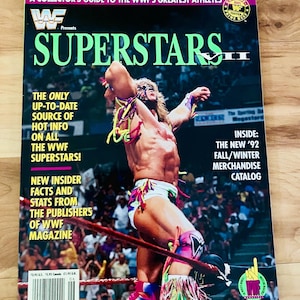 WWF Superstars VII Magazine Ultimate Warrior Macho Man Hulk Hogan WWE Near Mint