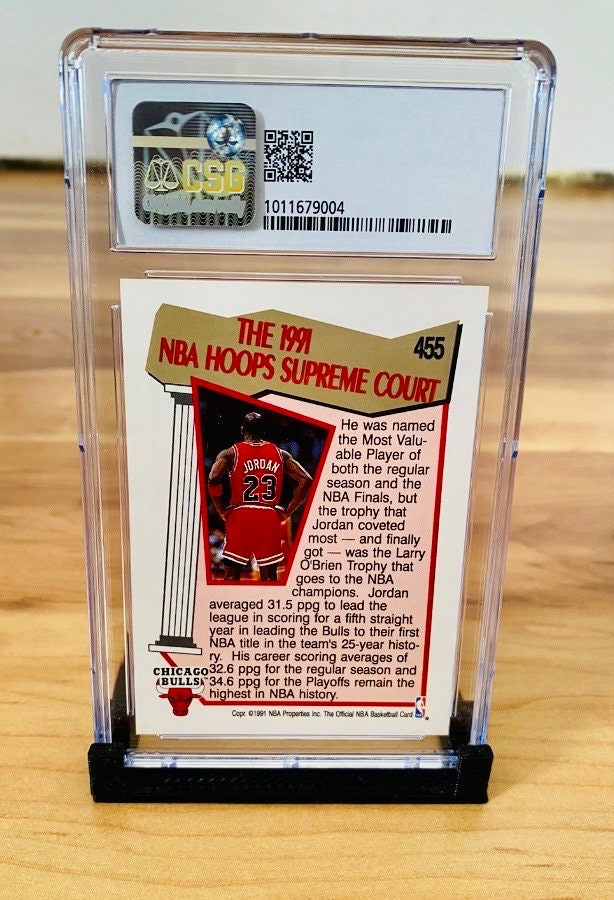 Michael Jordan Supreme Court 1991-92 Hoops Basketball Card