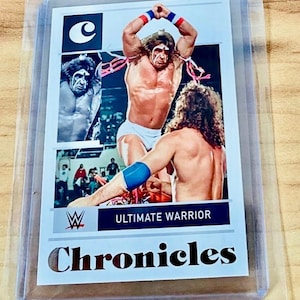 Ultimate Warrior WWE 2022 Panini Chronicles #85 Mint Trading Card HOF Legend Collector’s Gem