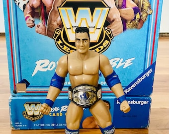 WWF Rocky Maivia Rookie Jakks Pacific Figure + Belt RARE Vintage Mint The Rock WWE