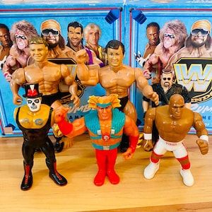 Hasbro WWF Vintage Figures Lot WWE Wrestling Damaged Figures