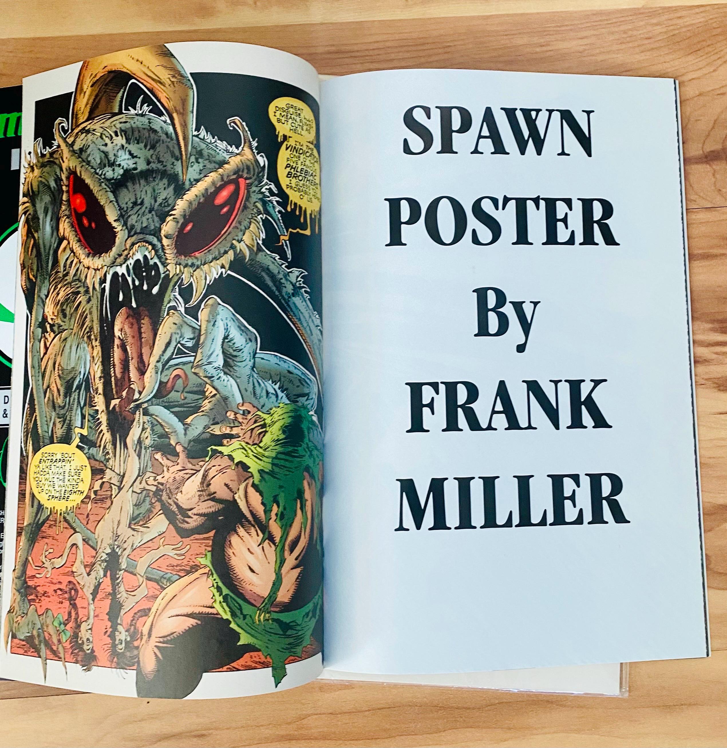 Spawn #8 Comic Book Todd Mcfarlane Image Comics W/ Poster Rare 1st