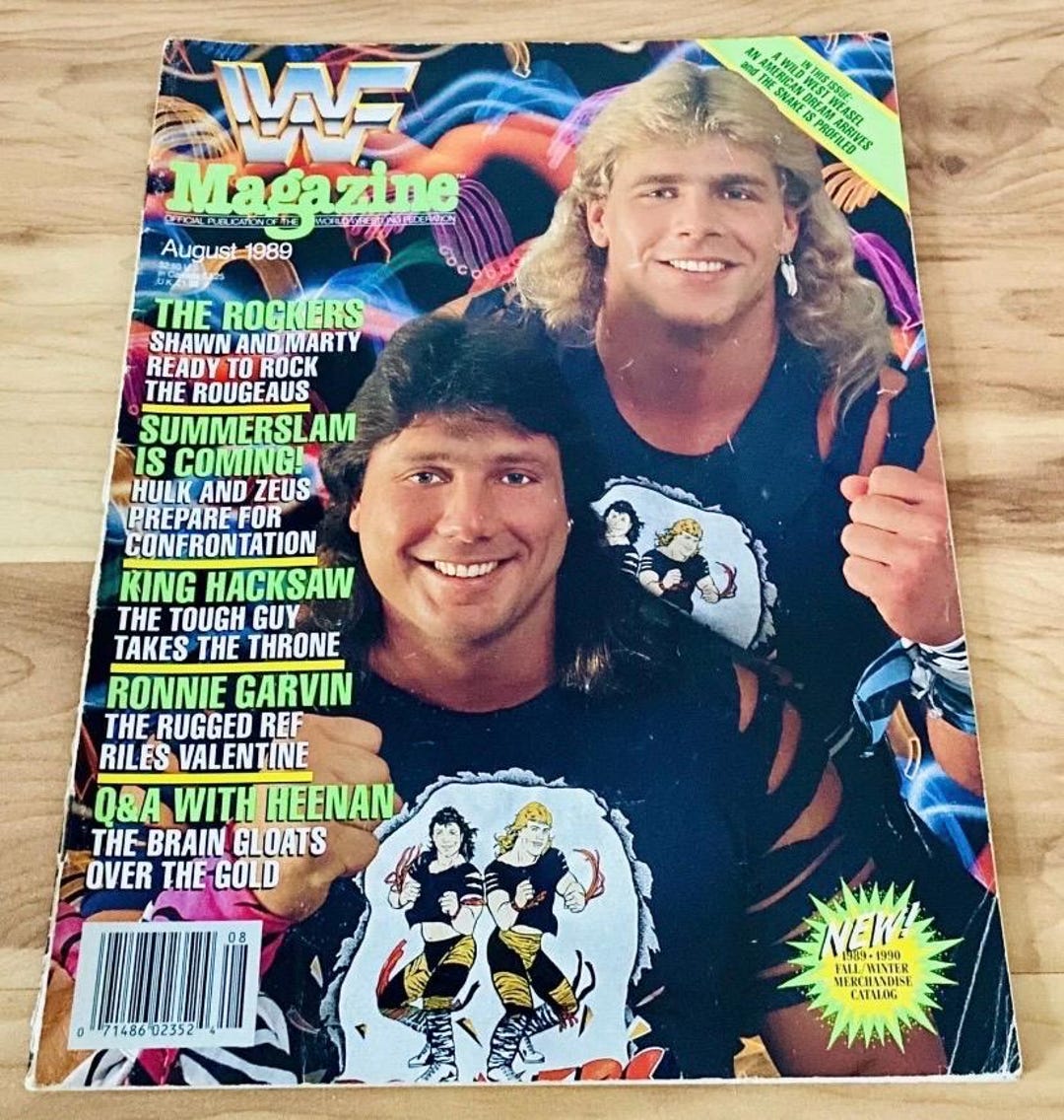 ミュージシャン wwf series93 WWF Magazine Merchandise Catalogs 1993